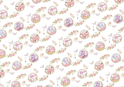 DP146　エンジェル花冠ラブ入り白&青