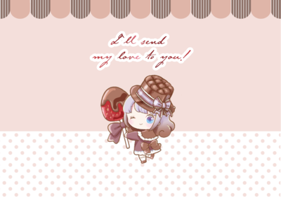 DP166　ショコラストロベリー平袋セット