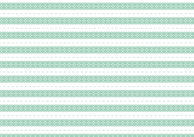 DP179~183　チョコミントシンプルデザぺ　ボーダー