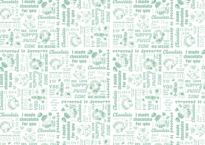 DP179~183　チョコミントシンプルデザぺ　英字