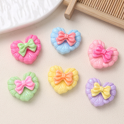 【30〜32】ハートラメリボン