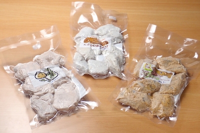 たらフライ、かじか唐揚げ、かすべ唐揚げセット