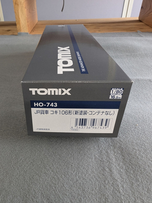 TOMIX HO(16番)ゲージ HO-743 JR貨車 コキ106形（新塗装・コンテナなし）