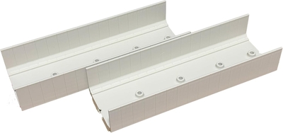 【高架シリーズ】WHITEFLAG-3D ArcPath(アークパス) RM-HOSSA369-LGY HOゲージ単線アドオン高架 369mm(ライトグレー)