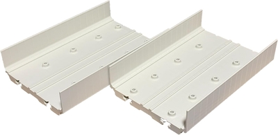 【高架シリーズ】WHITEFLAG-3D ArcPath(アークパス)RM-HODSA369-LGY HOゲージ複線アドオン高架 369mm(ライトグレー)