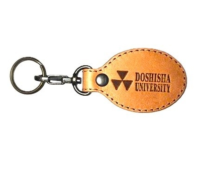 本革キーホルダー　楕円