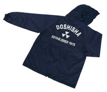 ウィンドブレーカー(フードイン)　バックプリントタイプ