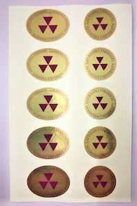 同志社マークシール　２枚入