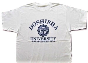 同志社インシグニアTシャツ　白