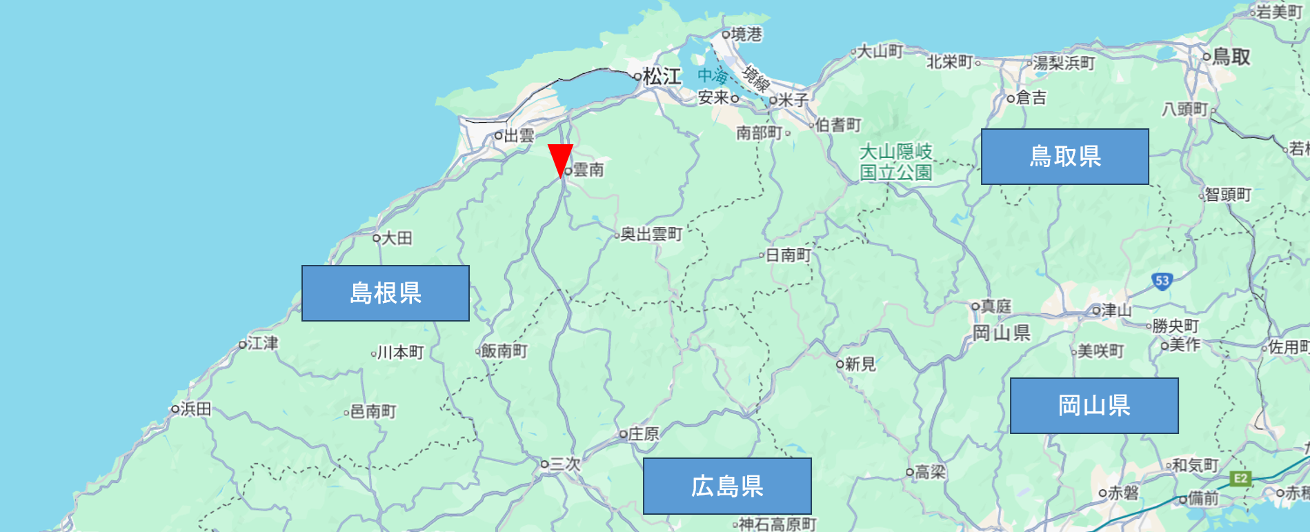 島根県地図