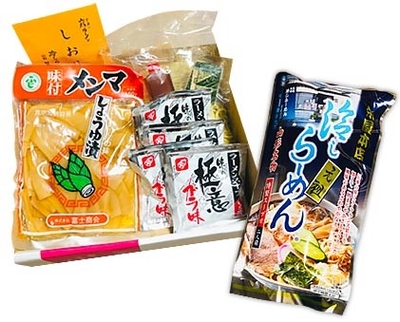 G 温用生麺４食１箱・ 冷し乾麺２食セット