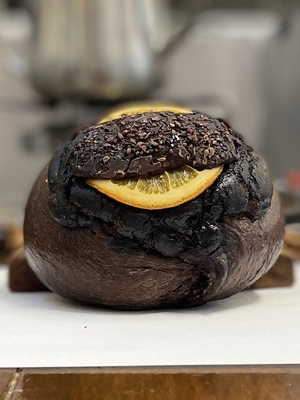 チョコオレンジ　新発売クリスマスベーグルです