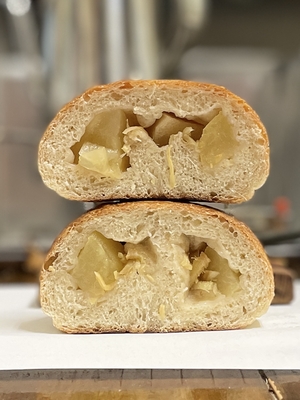 蜜りんごと生姜甘煮　新発売です