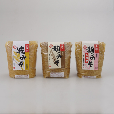 麹味噌　味くらべ　（米・麦・合わせ）３kg