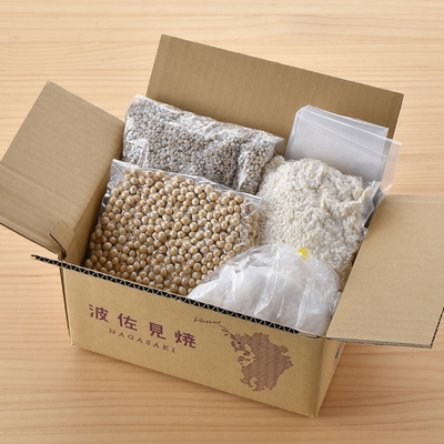 手造り味噌セット　合わせ【生大豆セット】九州産（出来上がり5Ｋｇ）：1週間以内に発送！