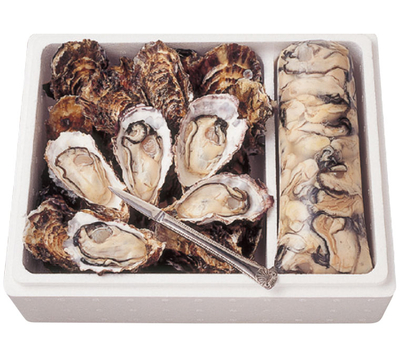 殻付かき・生かきセット（ナイフ付） [加熱調理用]