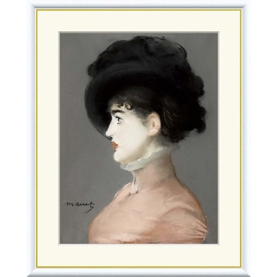 世界の名画　油絵　イルマ・ブルンナーの肖像　マネ　F6　52&times;42cm　手彩仕上 高精細巧芸美術画