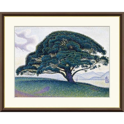 世界の名画　笠松　シニャック　F8　61&times;49.5cm　手彩仕上 高精細巧芸美術画