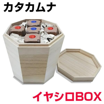 カタカムナ イヤシロBOX　八角型桐箱　奇跡のコイルBLACK EYEブラックアイの丸山修寛監修　カタカムナウタヒ　イヤシロボックス コリドラ　炭　水晶　開運グッズ