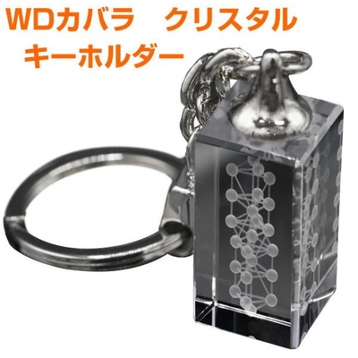 WDカバラ　クリスタル　キーホルダー　BLACK EYEブラックアイの丸山修寛監修　電磁波対策　立体幾何学　スフェア　マカバ　星型二重正四面体　プラーナ