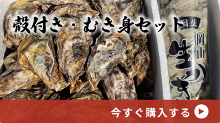 殻付きむき身牡蠣セット