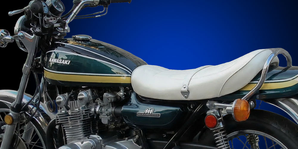 z1 z2 kz900 シート　バナナシート　鞍シート Z・KZ900/1000・Z2後期('76年～)バナナシート | カスタムシートの