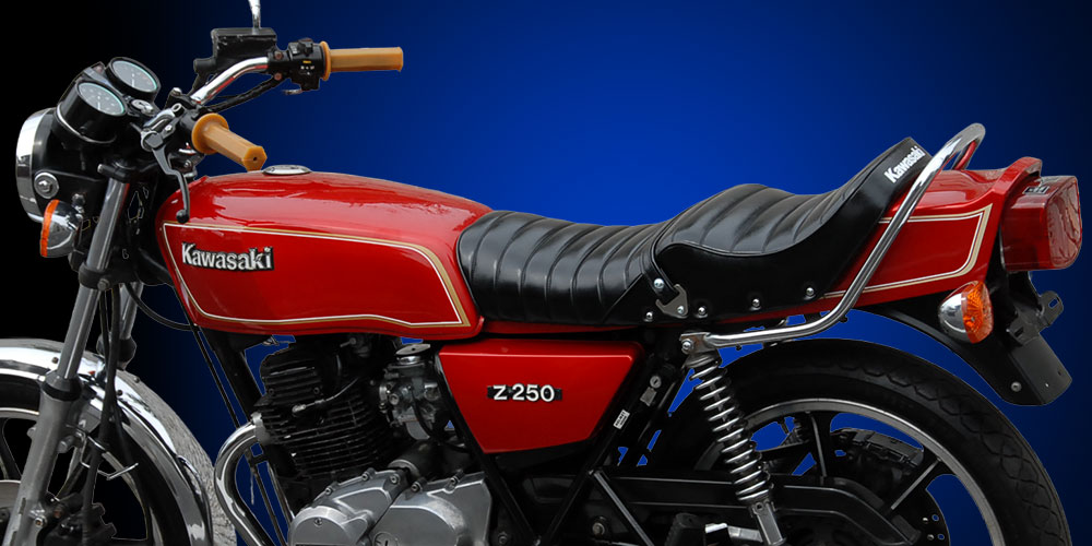 カワサキ　Z250FT シート Z250FT タックロール | カスタムシートのボブズシート | Bob's