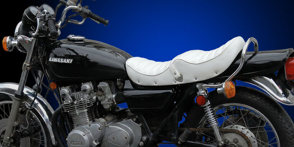 Z･KZ900/1000･Z2後期(’76年～)（変形なし）糸縫い3Dタックロールシート