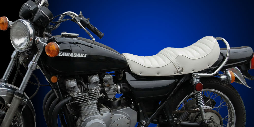 Z･KZ900/1000･Z2後期(’76年～)（変形なし）糸縫い3Dタックロールシート