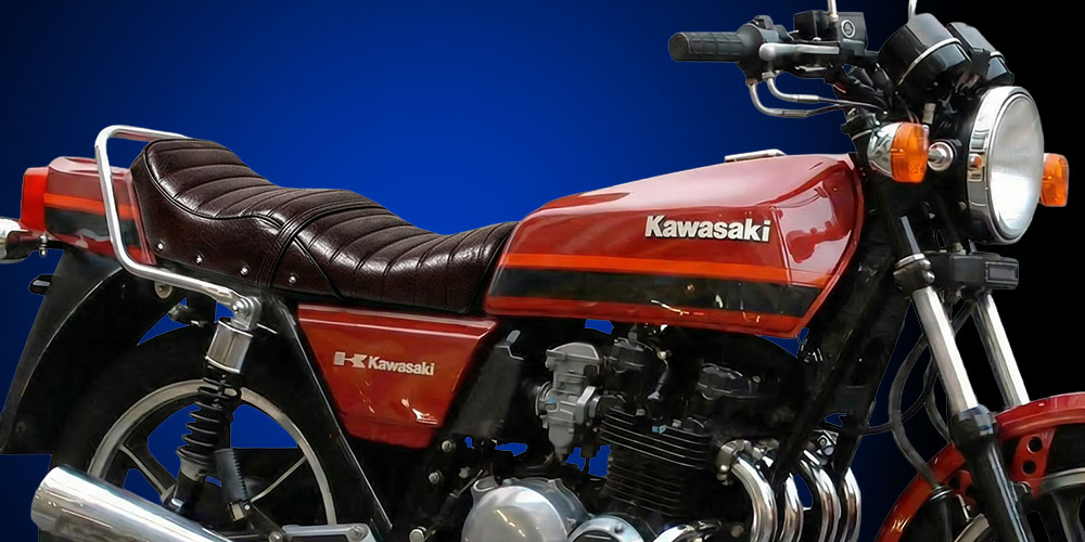 Z400FX/J/500/550FX タックロール | カスタムシートのボブズシート