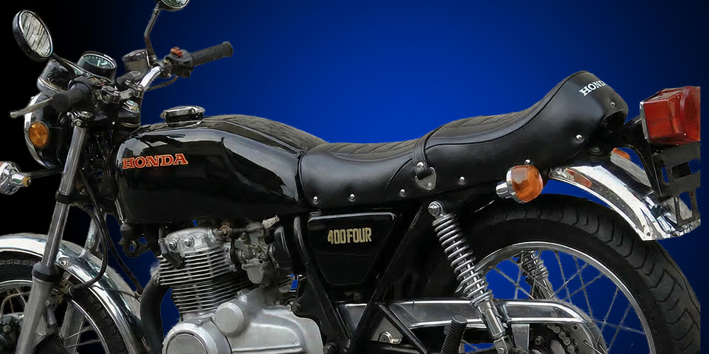 旧CB400F［ヨンフォア］('74年～'77年) ノーマルタイプアンコ抜きシート