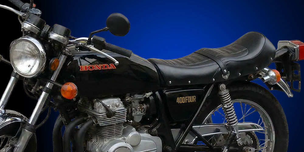 旧CB400F[ヨンフォア]('74年～'77年)ノーマルタイプアンコ抜きシート