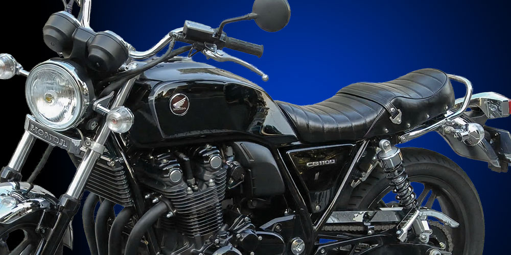 カナラブホンダCB1100純正加工シート ブラック CB1100(SC65)変形有り タックロール | カスタムシートのボブズシート