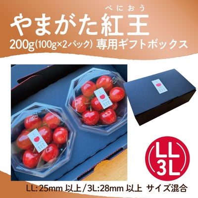 やまがた紅王_専用ボックス（2L/3L混合）100g&times;2パック入り
