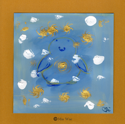 水彩画 #113 Invisible (25x25)