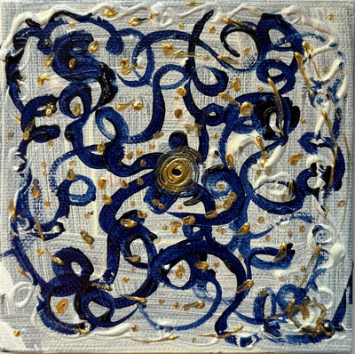 アクリル #228 Kizuna - Bonds (10x10cm)