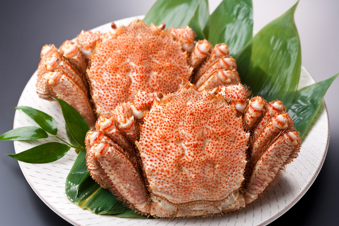 名物】北海道産 活蒸し毛蟹 特大2尾（1.2kg） | えりもの季