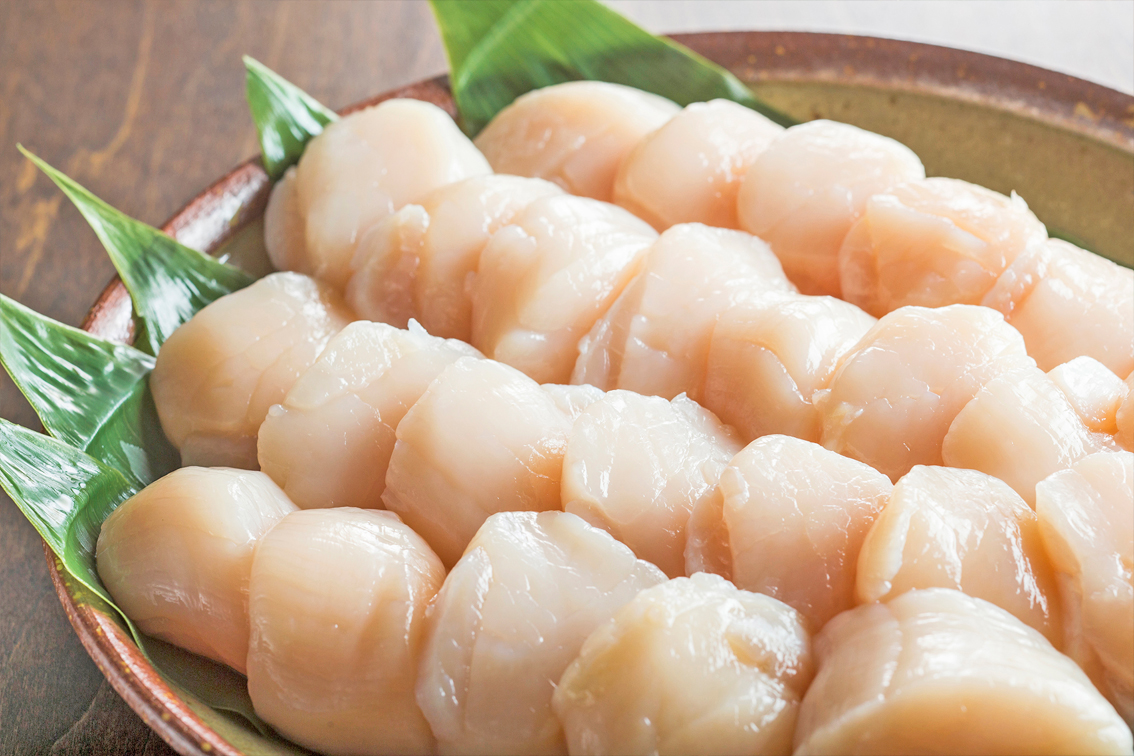 北海道産 ほたて玉冷（3Sサイズ）1kg 41ー50玉（刺身用） | えりもの季