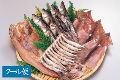 北海道産 一夜干し海鮮セット（生干ししゃも・はたはた・開きほっけ・するめ）