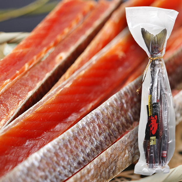 北海道産 鮭とば 一本造り 400g袋（珍味） | えりもの季