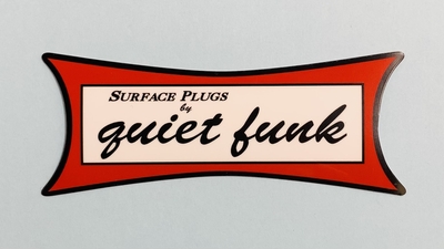quiet funk surf sticker (S)