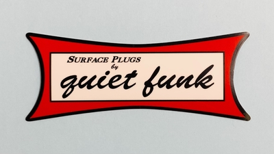 quiet funk surf sticker (S)