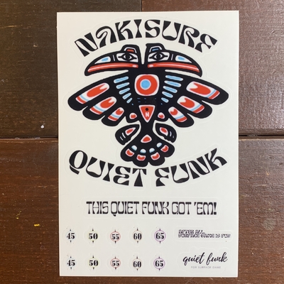 &ldquo;NAKISURF&times;QUIET FUNK&rdquo; sticker 14pack