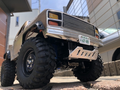 CC01専用高精度CNC削り出しスキッドプレート　タイプB