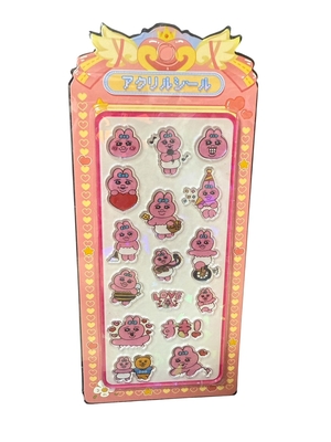 キャラクターアクリルシール　4種類