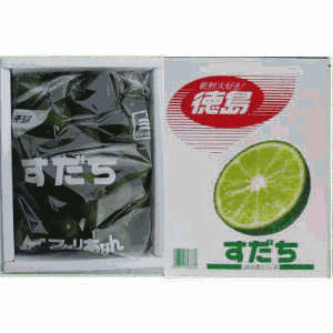 冷蔵すだち　Ｌ　青秀　１kg箱入　徳島県産：普通便