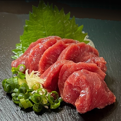 地産工房KAN(漢)上赤身馬刺し100g