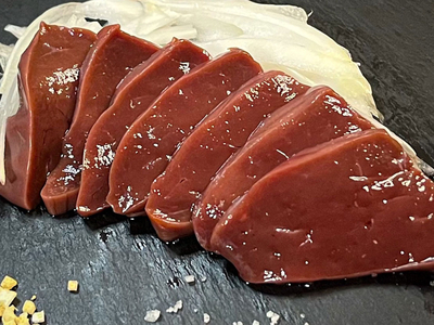 地産工房KAN(漢)レバー馬刺し50g
