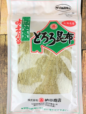とろろ昆布