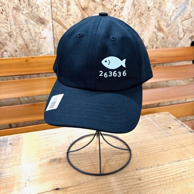 コットンツイルローキャップ（黒）